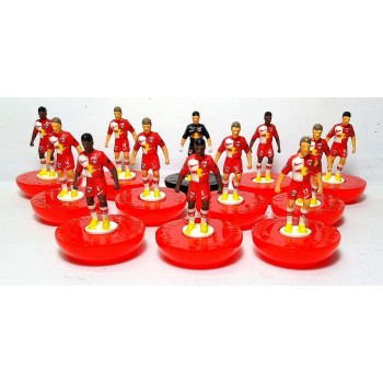 Subbuteo Andrew Table Soccer Red Bull Salzburg 2020-21 on Classic Hasbro bases